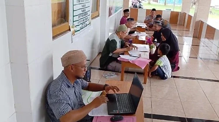 Menjelang Hari Raya Idulfitri, UPZ Masjid Kumpulkan Zakat Fitrah