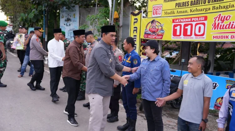 Pastikan Arus Mudik Lancar, Bupati Wabup Barut Cek Pos Pengamanan Lebaran