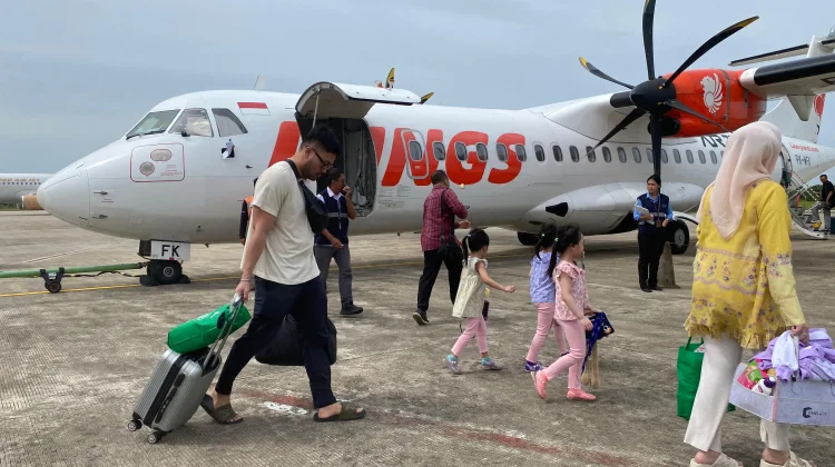 Puncak Arus Balik Melalui Bandara Tjilik Riwut 27 Maret