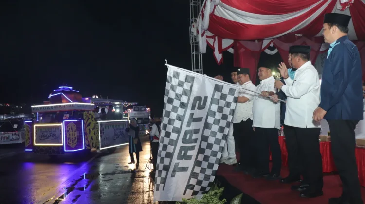 Ratusan Peserta Ramaikan Pawai Gema Takbir Sambut Idul Fitri