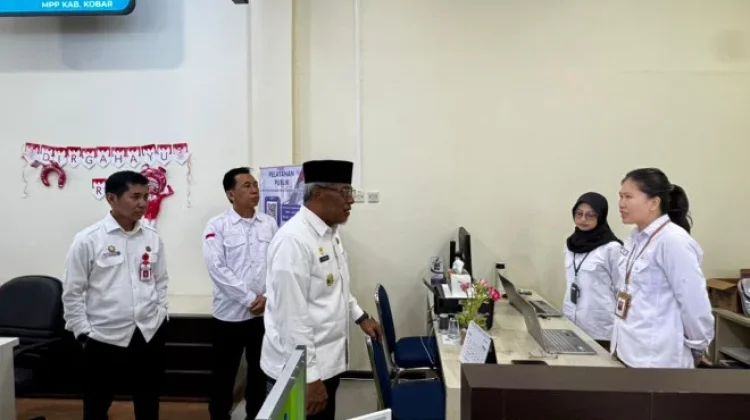 Wabup Kobar Sidak Layanan Publik Pascalibur Lebaran