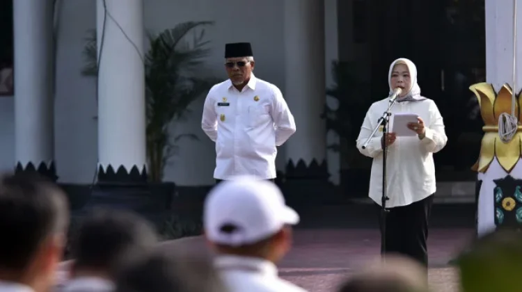 Pascalibur Idulfitri, ASN Pemkab Kobar Gelar Apel Gabungan dan Halalbihalal