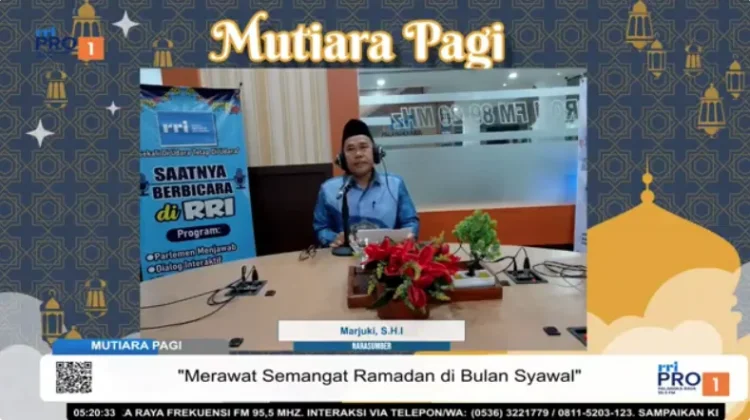 Bulan Syawal Jadi Momentum Melanjutkan Nilai-Nilai yang Dibangun Selama Ramadan