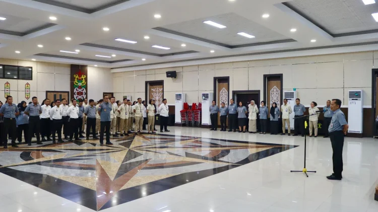 Apel Bersama Pasca Libur, Tegaskan Disiplin dan Percepatan Kinerja