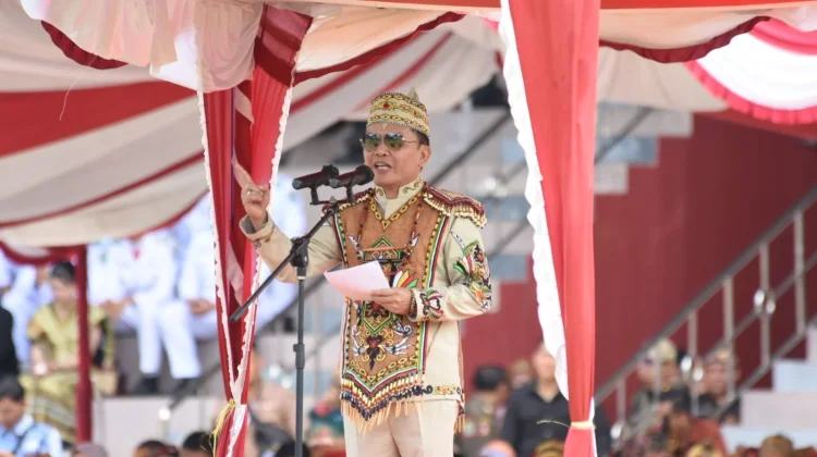 Gubernur Kalteng Pimpin Upacara HUT Kapuas ke-220
