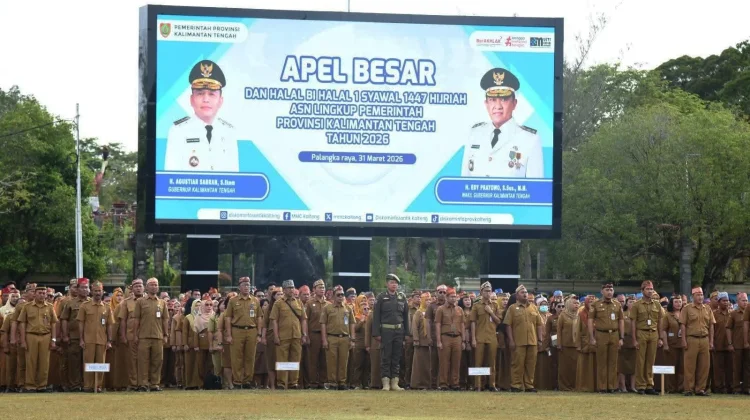 Ribuan ASN Kalteng Ikuti Apel Besar, Gubernur Tekankan Pelayanan Pria