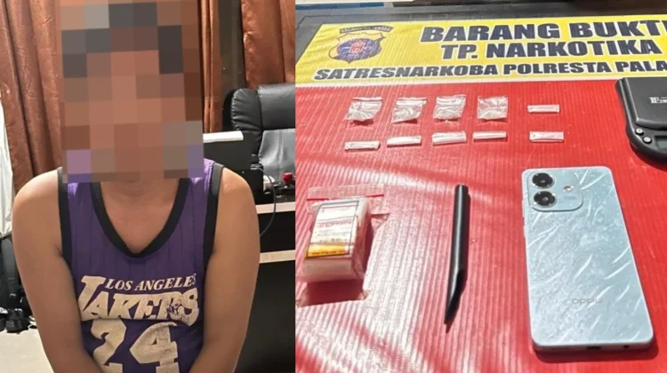 Polisi Ciduk Pengedar di Jekan Raya, 5,42 Gram Sabu Disita