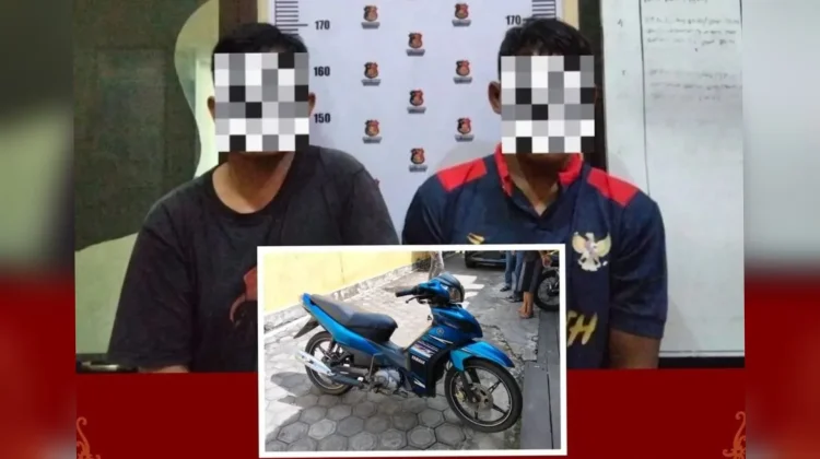Nekat Gasak Motor di Masjid, Dua Pelaku Diciduk Polisi