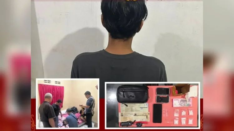 Polisi Gagalkan Transaksi Narkoba di Halaman Bank BRI Sampit, 27 Gram Sabu Disita