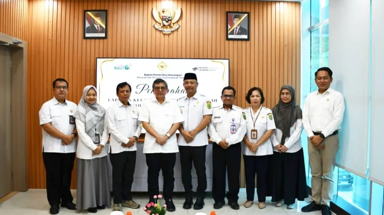 Bupati Barsel Serahkan LKPD Unaudited 2025 ke BPK Kalteng