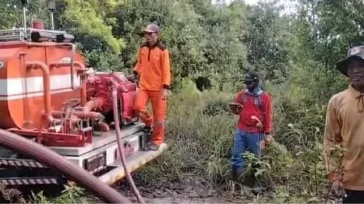 BPBD Kobar Waspadai Karhutla Meski Masih Hujan