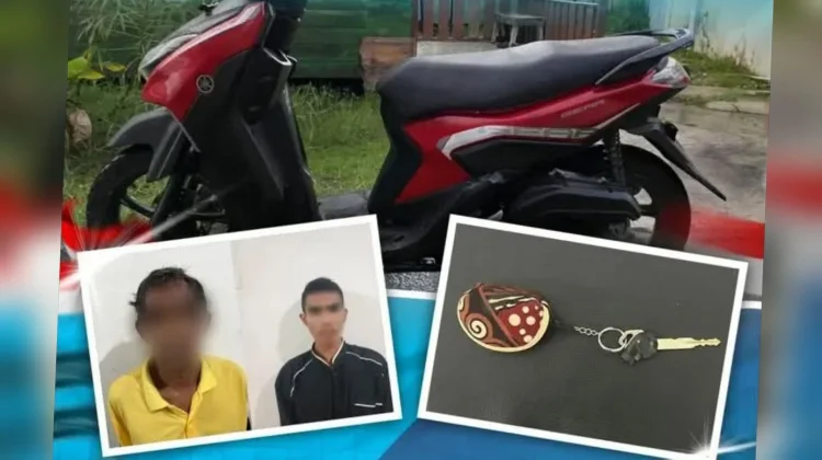 Dua Pelaku Curanmor Diringkus di Hotel, Motor Korban Berhasil Diamankan
