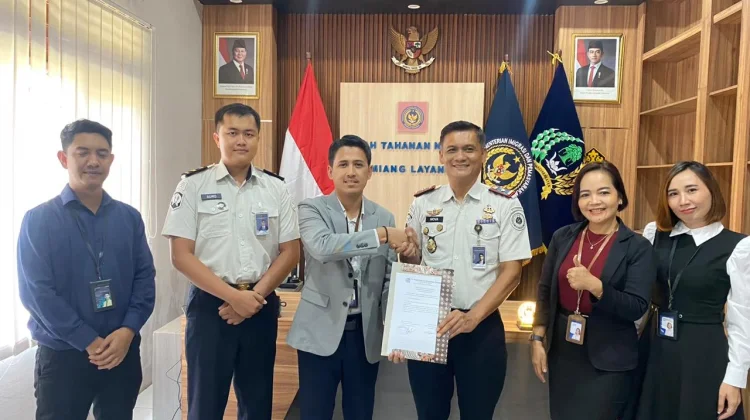 Rumah Tahanan Tamiang Layang Terima Hibah Tandon Air dari BRI