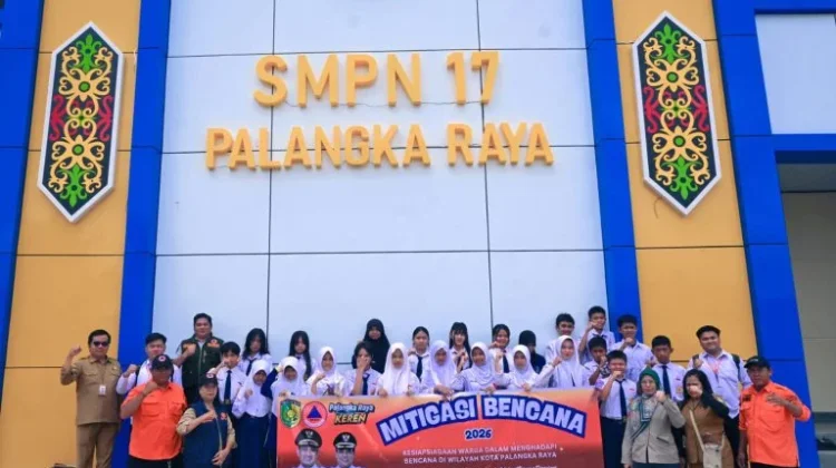 BPBD Palangka Raya Sasar Sekolah, Ajarkan Mitigasi Bencana