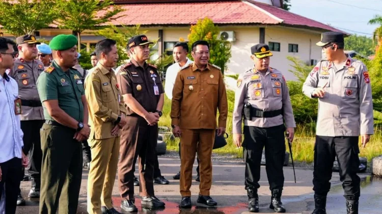 Wakil Bupati Barito Utara Sambut Kunjungan Wakpolda Kalteng