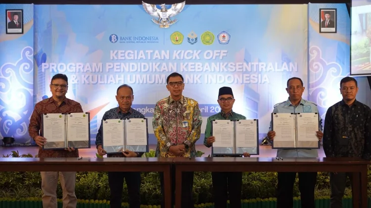 BI Kalteng Perkuat Sinergi dengan Perguruan Tinggi Program Kebanksentralan
