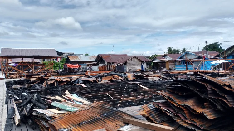Korban Terdampak Kebakaran Jalan Murjani Nantikan Bantuan dari Pemda