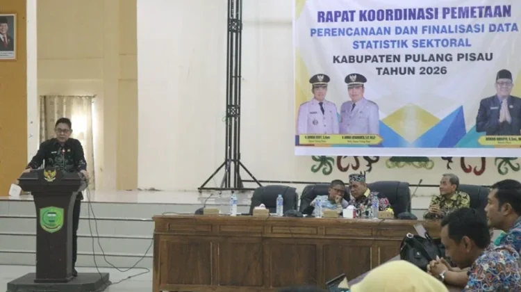 Diskominfostandi Pulang Pisau Finalisasi Data Statistik Sektoral