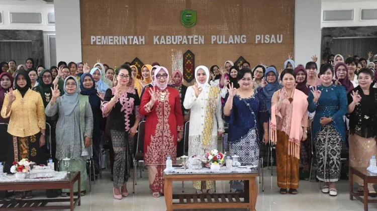 Meriah, DWP Pulang Pisau Padukan Halalbihalal dan Peringatan Hari Kartini