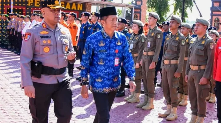 Antisipasi Ancaman El Nino Godzilla, Sekda Barut Apel Gelar Pasukan Karhutla
