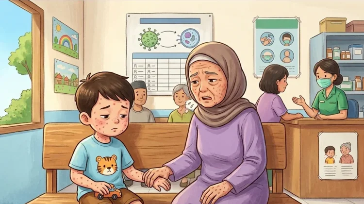 Penularan Campak Sasar Anak dan Kelompok Imunitas Lemah