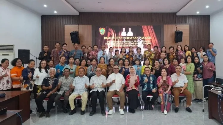 Perkuat Iman dan Pelayanan, Dinas TPHP dan DKP Kalteng Gelar Paskah Oikumene