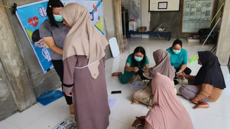 Puskesmas Kalampangan Gelar Cek Kesehatan Gratis