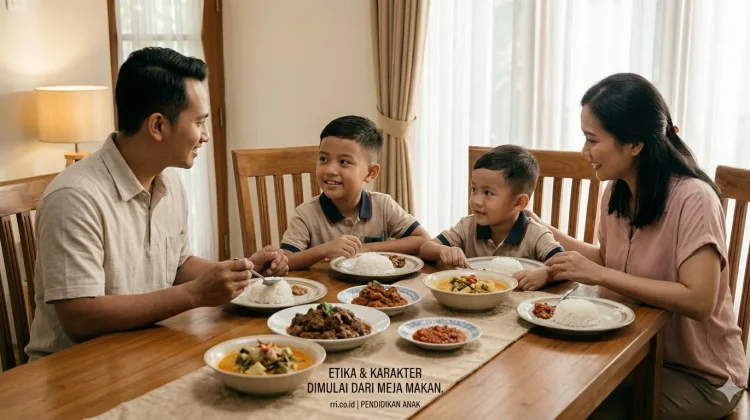 Kebiasaan Makan Bersama KeluargaMembentuk Karakter Positif Anak
