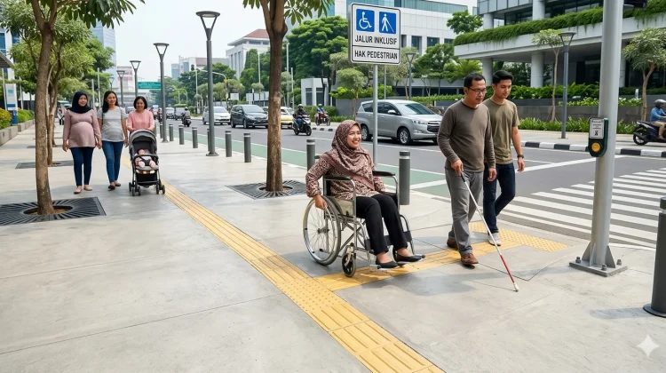 Mengenal Standar Trotoar yang Ramah Disabilitas