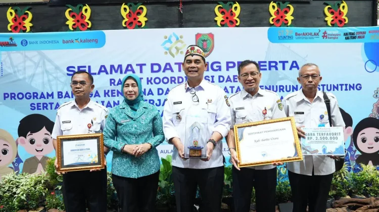 Barito Utara Borong Penghargaan Rakorda Bangga Kencana