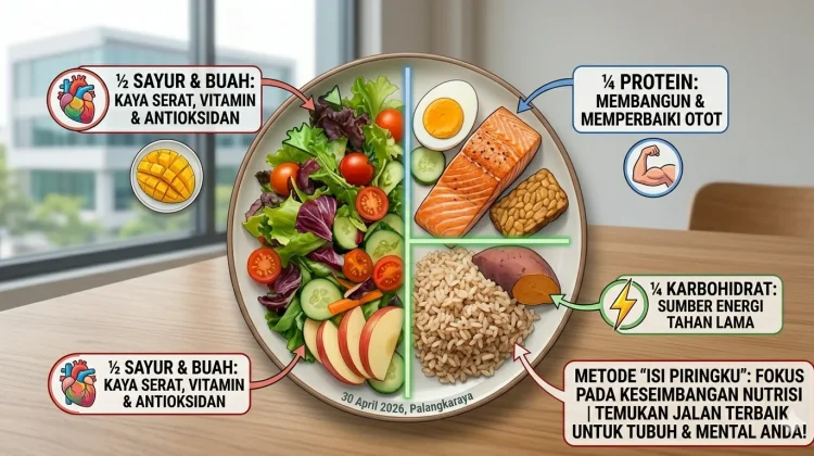 Rahasia Diet Berkelanjutan dengan Metode Piring Seimbang