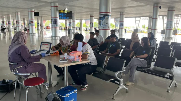 Angkasa Pura Indonesia Gelar Donor Darah di Bandara Tjilik Riwut Palangka Raya