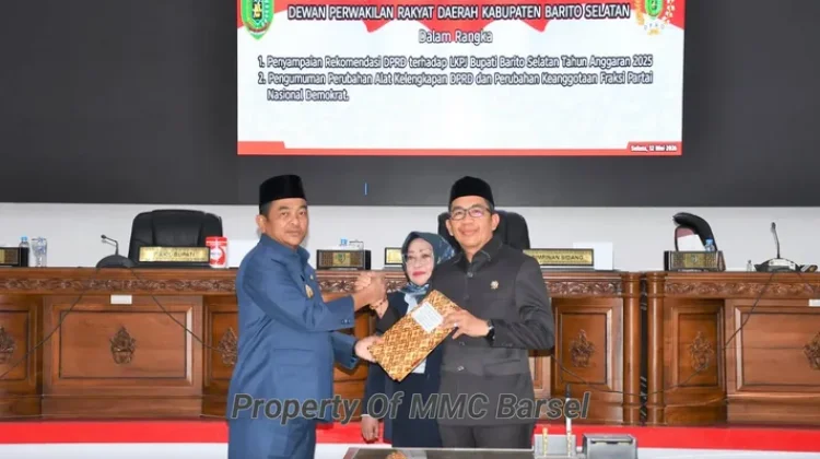 Pemkab Barsel Hadiri Rapat Paripurna ke-11 DPRD