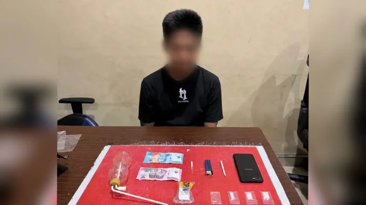 Polisi Ciduk Pria Simpan 20 Gram Sabu di Lipatan Celana