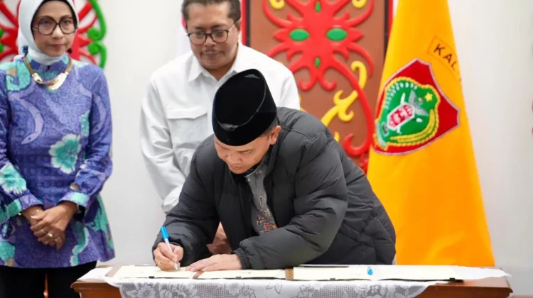 Pemprov Kalteng dan Kementan RI Tandatangani Nota Cetak Sawah