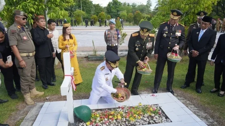 Gubernur Agustiar Sabran Pimpin Ziarah Hari Jadi ke-69 Kalteng