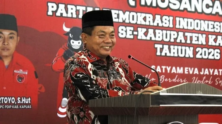 Bupati Kapuas Hadiri Pendidikan Politik Musancab PDI Perjuangan