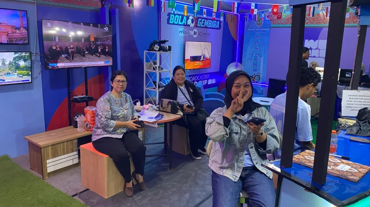 TVRI, RRI, ANTARA Semarakkan Kalteng Expo 2026 serta Sosialisasikan Bola Gembira