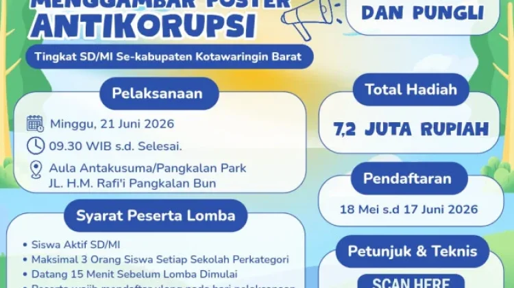 Inspektorat Kobar Ajak Pelajar dan Mahasiswa Ikuti Lomba Pariwara Antikorupsi