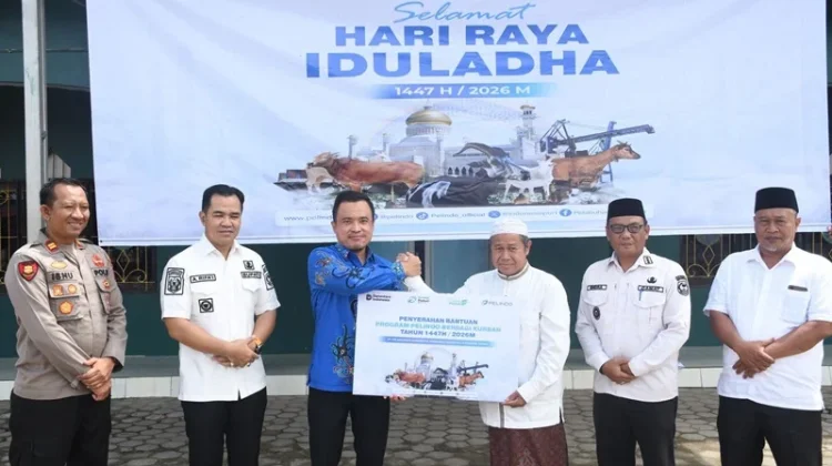 Bupati Pulpis Apresiasi Bantuan Kurban PT Pelindo untuk Masyarakat