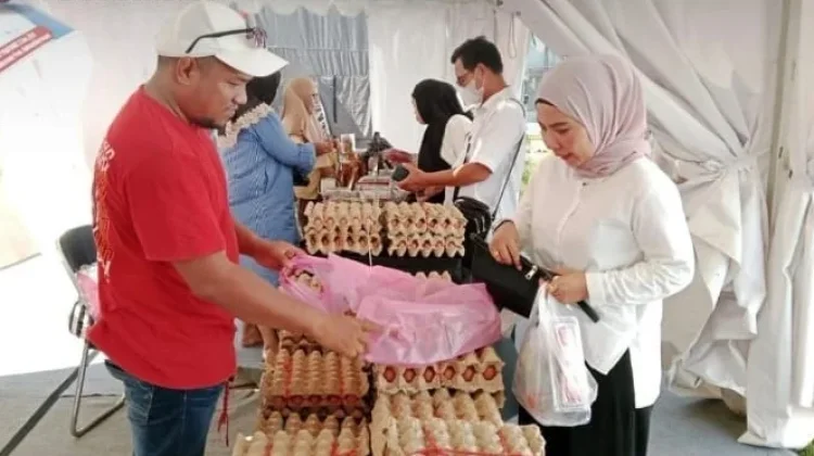 Dinas TPHP Kalteng Gelar Gerakan Pangan Murah di Kalteng Expo 2026
