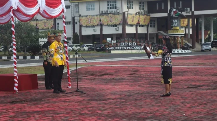 Pimpin Upacara Harkitnas, Bupati Pulang Pisau Ajak Jaga Persatuan Kalteng