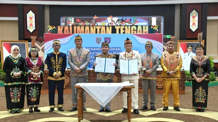 Gubernur Kalteng Hadiri Penandatanganan  Kesepakatan Rindam XXII/Tambun Bungai