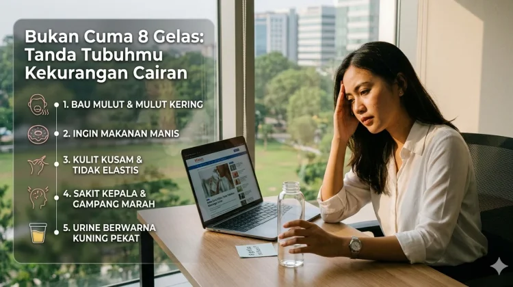 Masyarakat Harus Mengenali Tanda Tersembunyi Adanya Dehidrasi di dalam Tubuh
