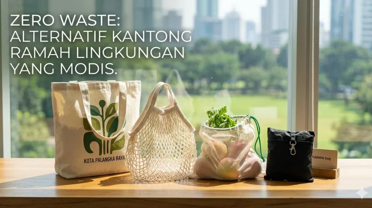 Mengganti Kantong Plastik Sekali Pakai dengan Tas Belanja Alternatif Modis