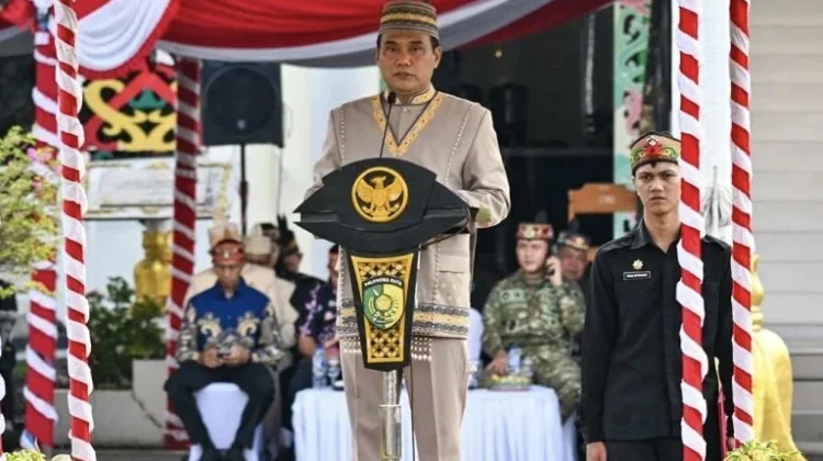 Upacara Peringatan Hari Jadi ke-69 Kalteng, Wawali Bacakan Amanat Gubernur