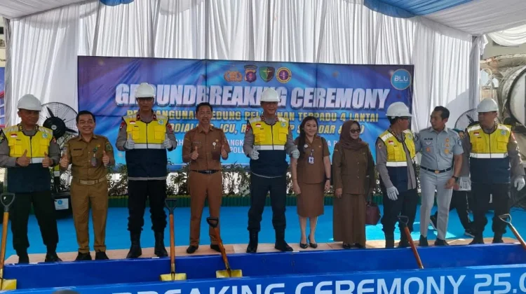 Peletakan Batu Pertama Gedung Pelayanan Terpadu RS Bhayangkara