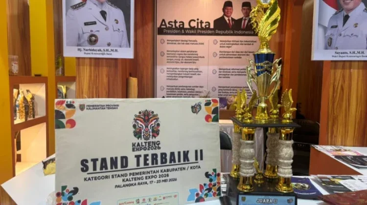 Usung Konsep 3 Dimensi, Stand Kobar Raih Juara II di Kalteng Expo 2026