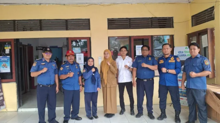 Pastikan Kelayakan Proteksi, Damkar Kobar Inspeksi Kantor Kelurahan Baru