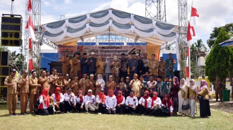 Desa Transmigrasi Jadi Mandiri, Bupati Kobar Hadiri Sedekah Bumi Berambai Makmur